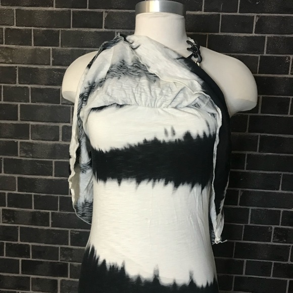 TIE DYE HALTER TOP MAXI DRESS - Picture 5 of 15